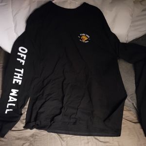 Vans black long sleeve shirt